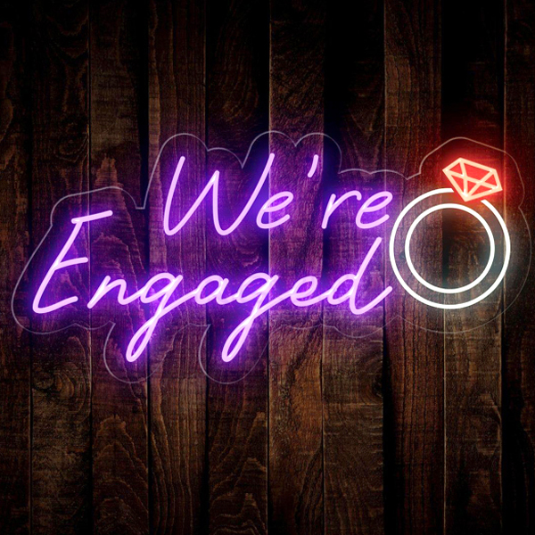 Got Engaged Neon Sign