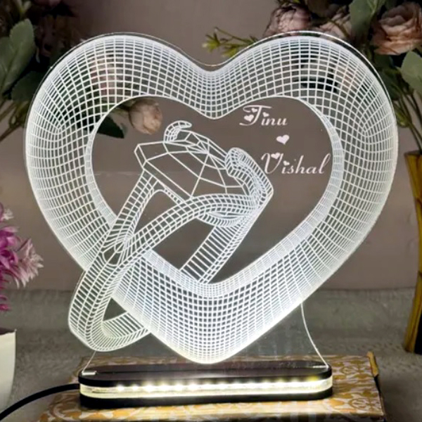 3D Illusion Engraving Lamp